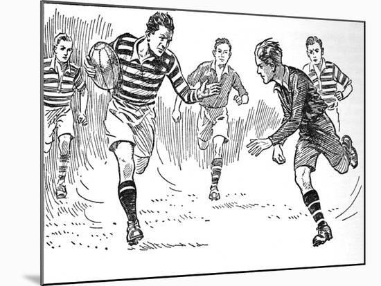 Rugby Football, 1937-null-Mounted Giclee Print