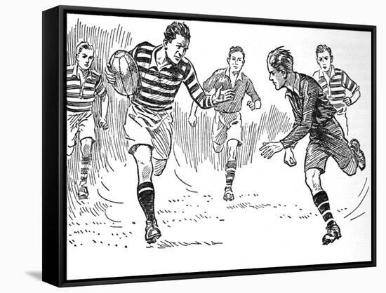 Rugby Football, 1937-null-Framed Stretched Canvas