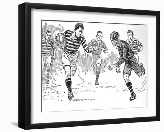 Rugby Football, 1937-null-Framed Giclee Print