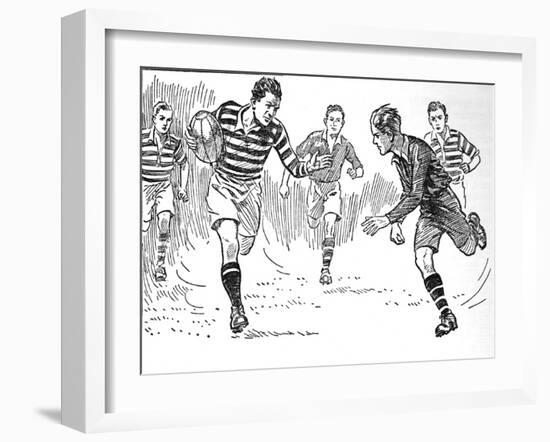 Rugby Football, 1937-null-Framed Giclee Print