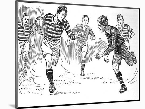 Rugby Football, 1937-null-Mounted Giclee Print