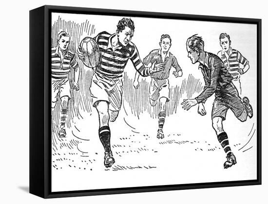 Rugby Football, 1937-null-Framed Stretched Canvas