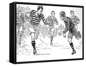 Rugby Football, 1937-null-Framed Stretched Canvas