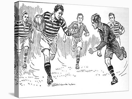 Rugby Football, 1937-null-Stretched Canvas