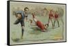 Rugby Football-null-Framed Stretched Canvas