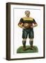 Rugby Footballer-null-Framed Art Print