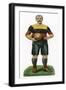 Rugby Footballer-null-Framed Art Print