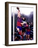 Rugby Game Action-null-Framed Photographic Print