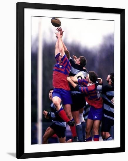 Rugby Game Action-null-Framed Photographic Print