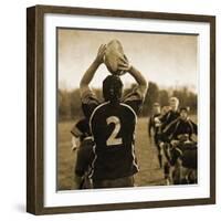 Rugby Game I-Pete Kelly-Framed Giclee Print