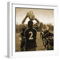 Rugby Game I-Pete Kelly-Framed Giclee Print