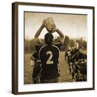 Rugby Game I-Pete Kelly-Framed Giclee Print