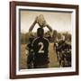 Rugby Game I-Pete Kelly-Framed Giclee Print