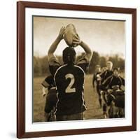 Rugby Game I-Pete Kelly-Framed Giclee Print