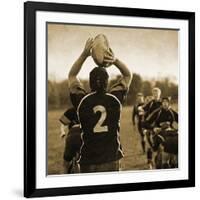 Rugby Game I-Pete Kelly-Framed Giclee Print