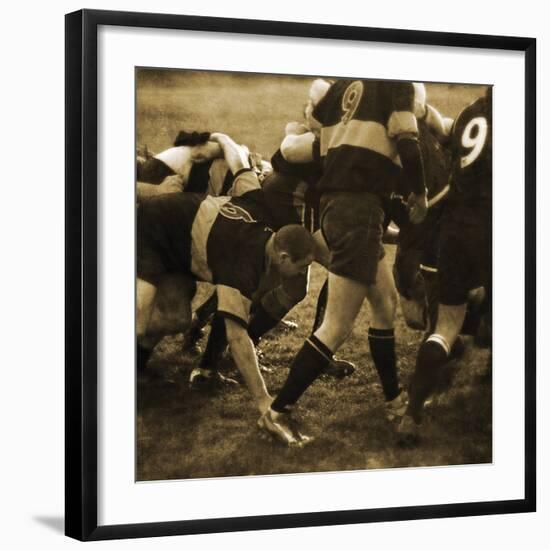 Rugby Game II-Pete Kelly-Framed Giclee Print