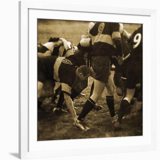 Rugby Game II-Pete Kelly-Framed Giclee Print