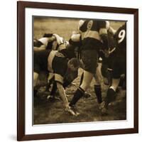 Rugby Game II-Pete Kelly-Framed Giclee Print