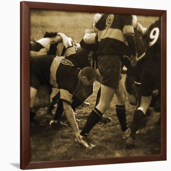 Rugby Game II-Pete Kelly-Framed Giclee Print