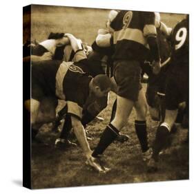 Rugby Game II-Pete Kelly-Stretched Canvas