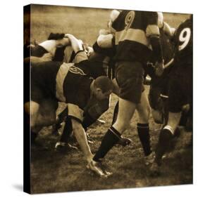 Rugby Game II-Pete Kelly-Stretched Canvas