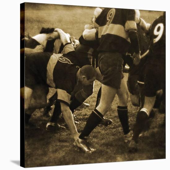 Rugby Game II-Pete Kelly-Stretched Canvas