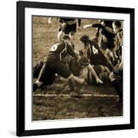 Rugby Game III-Pete Kelly-Framed Giclee Print