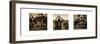 Rugby Game Triptych-Pete Kelly-Framed Giclee Print