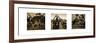Rugby Game Triptych-Pete Kelly-Framed Giclee Print