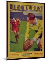 Rugby, Illustration from the Cover of 'Lectures Pour Tous', 1932-null-Mounted Premium Giclee Print