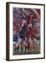 Rugby International, Wales V Scotland-Gareth Lloyd Ball-Framed Giclee Print