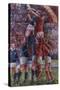 Rugby International, Wales V Scotland-Gareth Lloyd Ball-Stretched Canvas