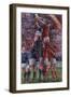 Rugby International, Wales V Scotland-Gareth Lloyd Ball-Framed Giclee Print