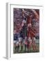 Rugby International, Wales V Scotland-Gareth Lloyd Ball-Framed Giclee Print