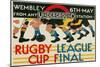 Rugby League Cup Final at Wembley-null-Mounted Art Print