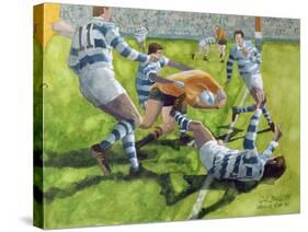 Rugby Match: Australia v Argentina in the World Cup, 1991-Gareth Lloyd Ball-Stretched Canvas