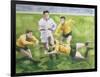 Rugby Match: England v Australia in the World Cup Final, 1991, Will Carling Being Tackled-Gareth Lloyd Ball-Framed Giclee Print