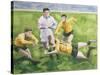 Rugby Match: England v Australia in the World Cup Final, 1991, Will Carling Being Tackled-Gareth Lloyd Ball-Stretched Canvas