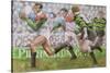 Rugby Match: Harlequins v Northampton, 1992-Gareth Lloyd Ball-Stretched Canvas