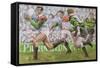 Rugby Match: Harlequins v Northampton, 1992-Gareth Lloyd Ball-Framed Stretched Canvas