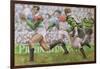 Rugby Match: Harlequins v Northampton, 1992-Gareth Lloyd Ball-Framed Giclee Print