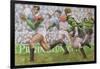 Rugby Match: Harlequins v Northampton, 1992-Gareth Lloyd Ball-Framed Giclee Print