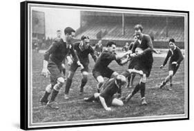 Rugby Match Middlesex-null-Framed Stretched Canvas