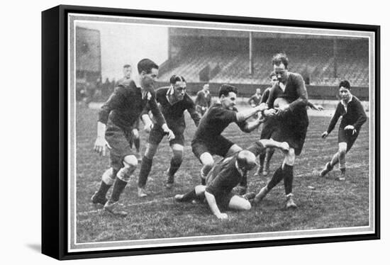 Rugby Match Middlesex-null-Framed Stretched Canvas