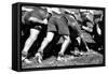 Rugby Match-Friday-Framed Stretched Canvas