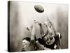 Rugby Player in Action, Paris, France-null-Stretched Canvas