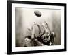 Rugby Player in Action, Paris, France-null-Framed Photographic Print