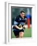 Rugby Player in Action, Paris, France-Paul Sutton-Framed Photographic Print