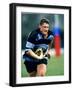 Rugby Player in Action, Paris, France-Paul Sutton-Framed Photographic Print