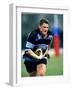 Rugby Player in Action, Paris, France-Paul Sutton-Framed Photographic Print